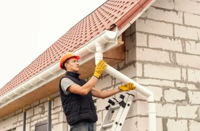 Pose et remplacement de gouttières à Crastes